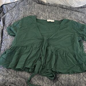 Elegant Green Women's Top